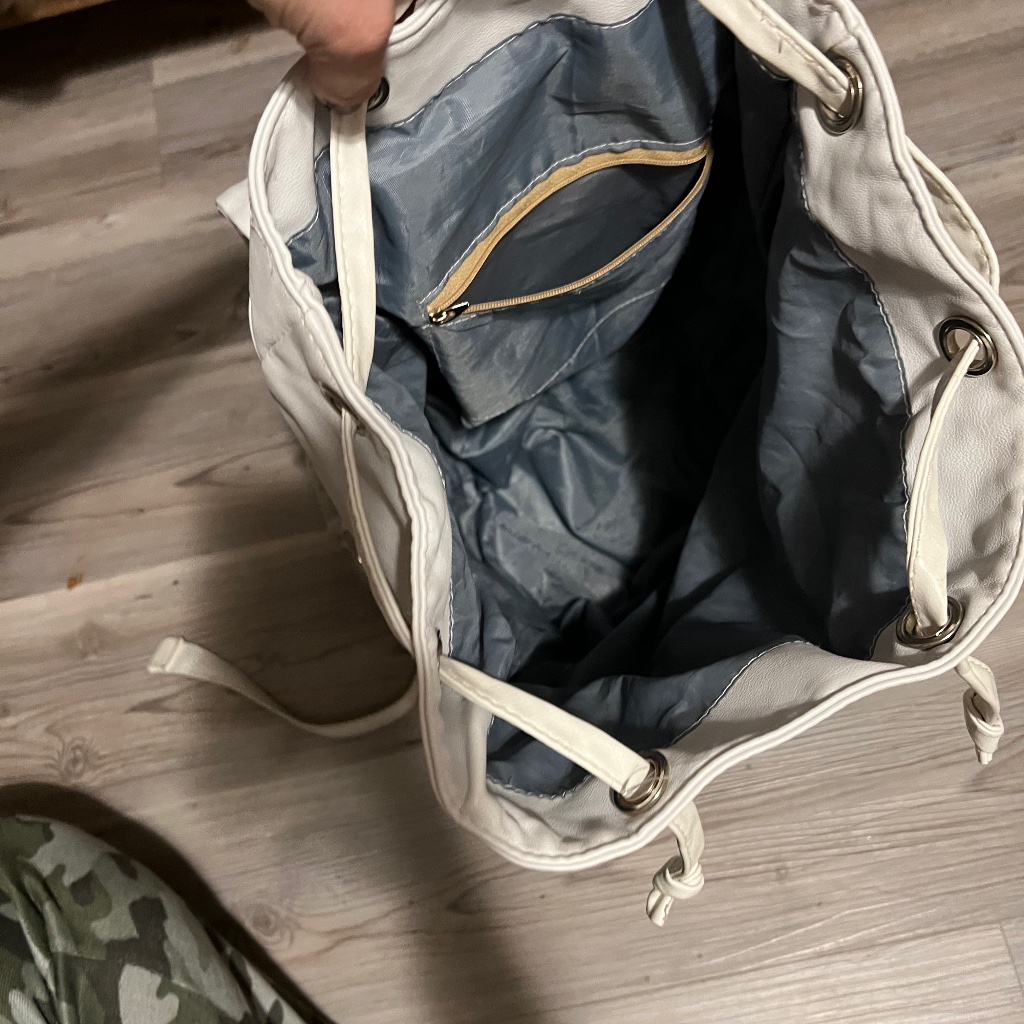 White Backpack